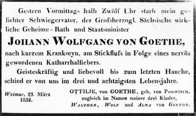 Johann Wolfgang von Goethe
